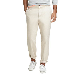 Hudson Fit Garment-Dyed Chinos - Oatmeal
